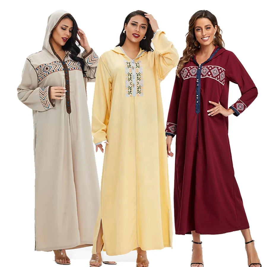Wholesale Middle East Fashion Abaya Dress,Luxury Embrodiery Hoodie Robes Muslim Dress,Plus Size Dubai Islamic Clothing, Yellow, orange, black, blue, sky blue
Wholesale Middle East Fashion Abaya Dress,Luxury Embrodiery Hoodie Robes Muslim Dress,Plus Size Dubai Islamic Clothing, Yellow, orange, black, blue, sky blue