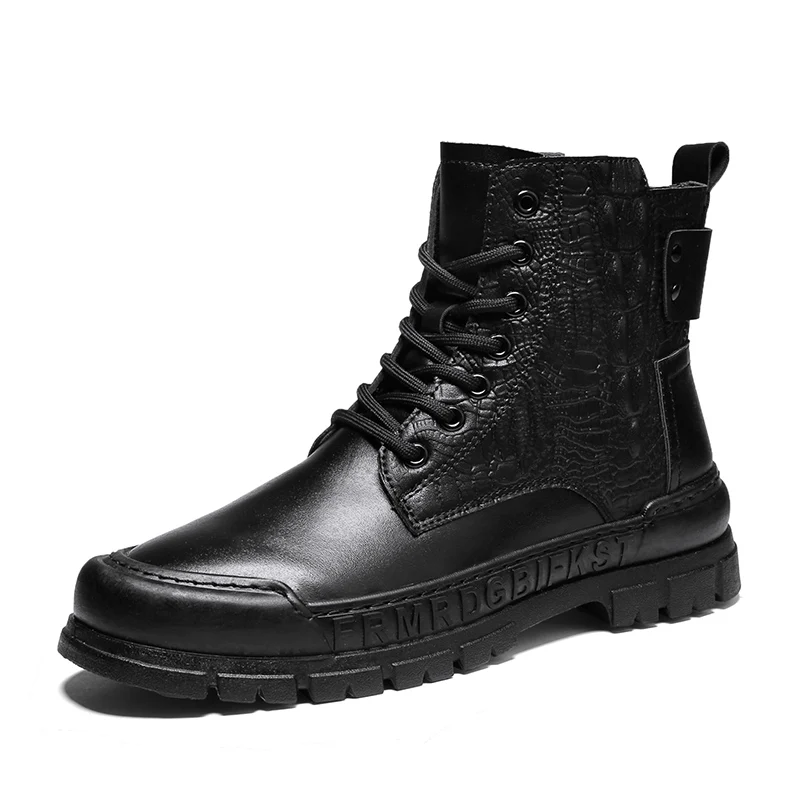 Genuine Leather Ankle Botas Vaqueras Hombre Soft Warm Faux Fur Palladium Boots For Men Custom Shoes Men Europe Winter Boots Men
Genuine Leather Ankle Botas Vaqueras Hombre Soft Warm Faux Fur Palladium Boots For Men Custom Shoes Men Europe Winter Boots Men