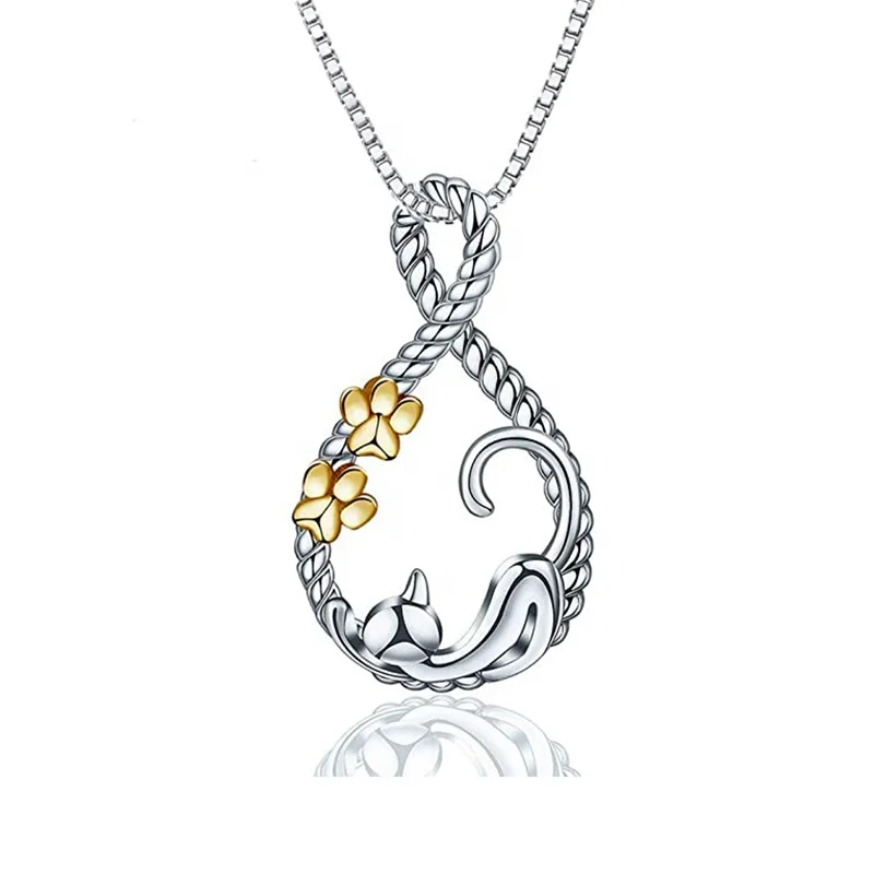 GP34 Cute Cat Pendant Necklace Trendy Tiny Cat Dog Pet Animal Long Chain Necklace For Women Girl Charm Jewelry Birthday Gift
GP34 Cute Cat Pendant Necklace Trendy Tiny Cat Dog Pet Animal Long Chain Necklace For Women Girl Charm Jewelry Birthday Gift