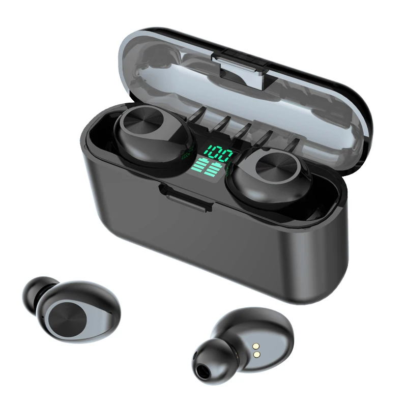 2021 New Original F9-13 TWS V5.1 Earphones LED display HiFI Stereo Earbuds Sport IPX7 Waterproof Wireless Headphone, Black white
2021 New Original F9-13 TWS V5.1 Earphones LED display HiFI Stereo Earbuds Sport IPX7 Waterproof Wireless Headphone, Black white