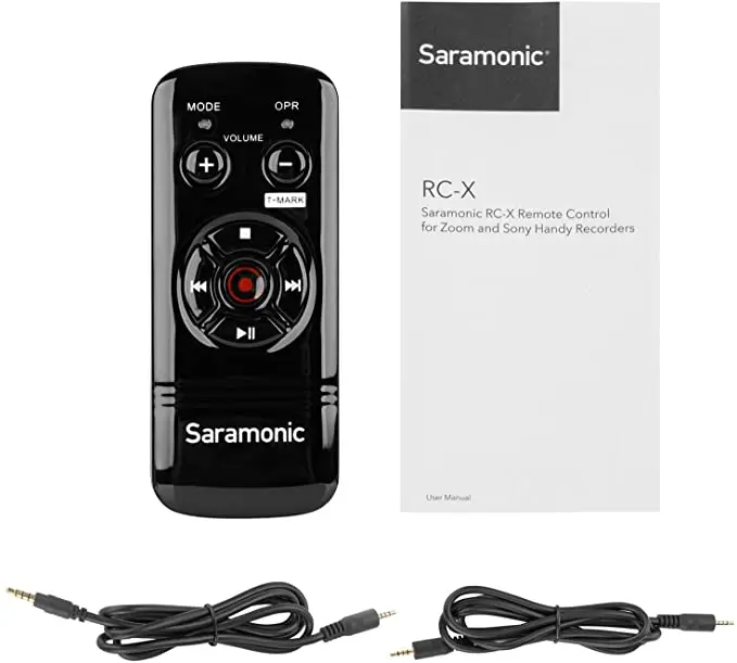 Saramonic RC-X Anti-Shake Wired Remote Control Shutter Release Compatible with Zoom Handy Recorder Portable Digital Recorders
Saramonic RC-X Anti-Shake Wired Remote Control Shutter Release Compatible with Zoom Handy Recorder Portable Digital Recorders