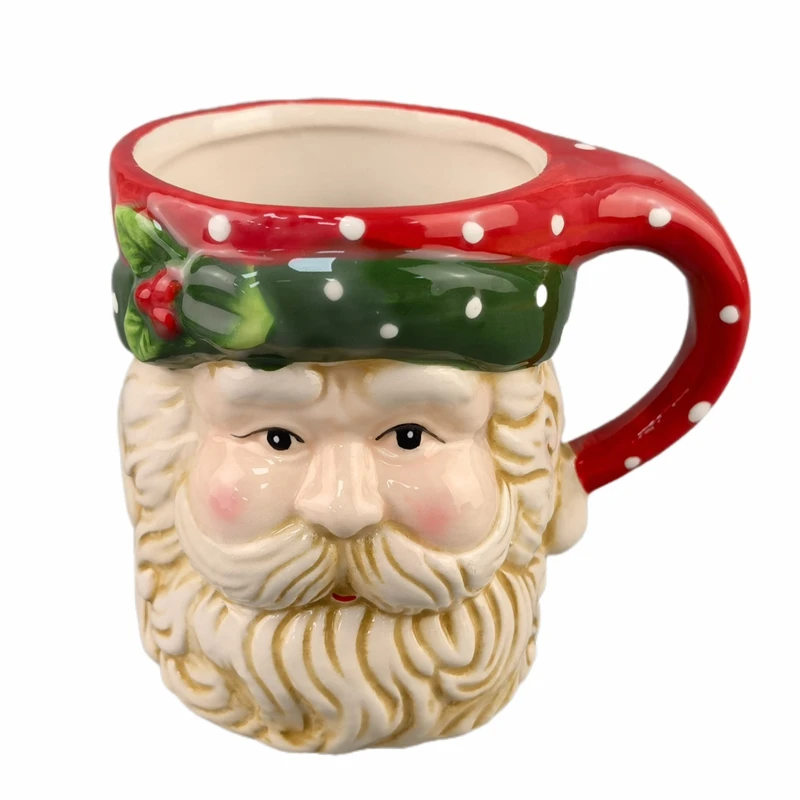 American creative 3D hand craft Christmas Decoration Ceramic Santa Claus water cup For Festival Gift Coffee mug
American creative 3D hand craft Christmas Decoration Ceramic Santa Claus water cup For Festival Gift Coffee mug