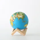 Light Lamp 15cm Earth Lamp Hand-made DIY Led Night Light PVC Colorful Lamp