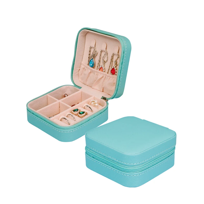 Wholesale Zipper Green Leather Portable Jewelry Storage Travel Box Jewelry Ring Earring Pendant Necklace Packaging Gift Box
Wholesale Zipper Green Leather Portable Jewelry Storage Travel Box Jewelry Ring Earring Pendant Necklace Packaging Gift Box