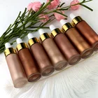 Private Label 7 color Makeup Highlighter Glow Face Liquid Highlight No Logo Waterproof Highlighter