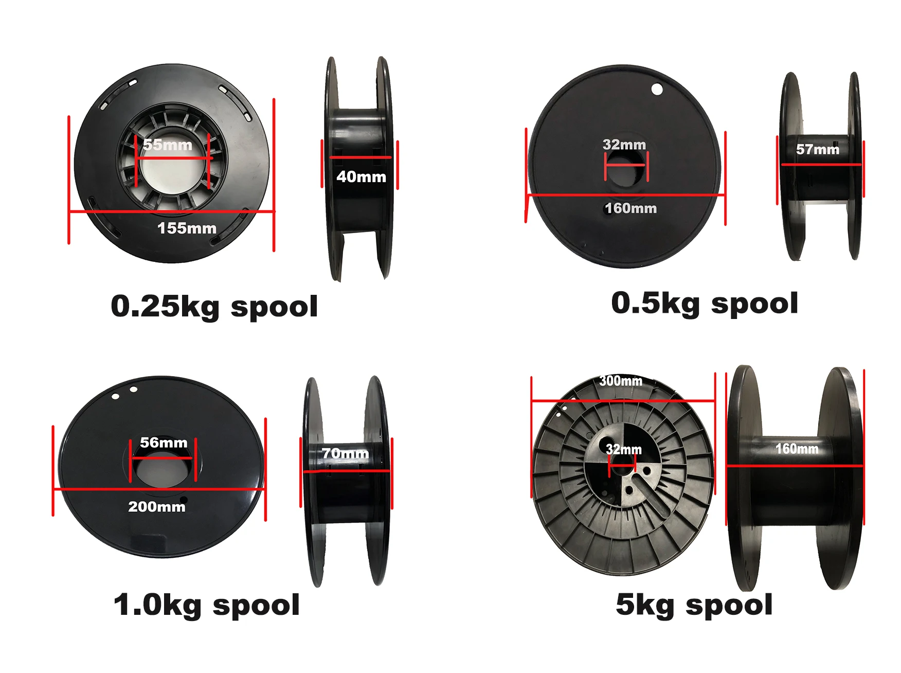 High Quality PETG 3D Printer Filament with 110℃ Temperature Resistance Good Toughness and High Hardness for 3D Printing