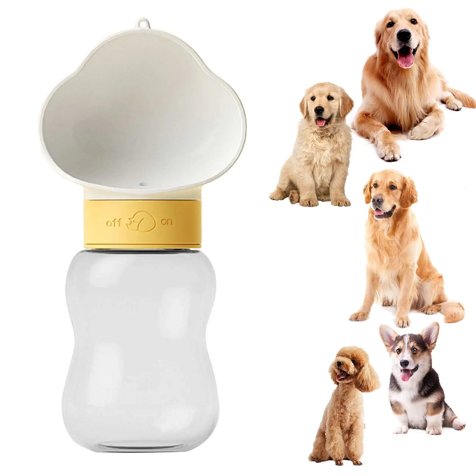 Cute Food-Grade Material Outdoor Dog Water Bottle Food Container for Travel and Hiking
Cute Food-Grade Material Outdoor Dog Water Bottle Food Container for Travel and Hiking