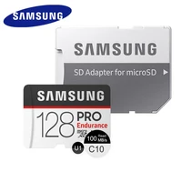 

SAMSUNG Memory Card 128GB 64GB 32GB Micro TF SD PRO Endurance 100MBs SDXC SDHC C10 UHS-I Trans Flash Microsd