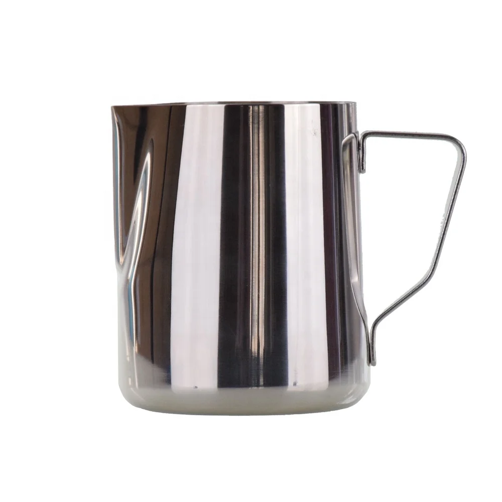 Hot Sale Silver 350/600/1000/1500/2000ml Coffee Pitcher Stainlesss Steel Milk Frothing Mug Barista Accessories LH350 Nenya OLi
Hot Sale Silver 350/600/1000/1500/2000ml Coffee Pitcher Stainlesss Steel Milk Frothing Mug Barista Accessories LH350 Nenya OLi