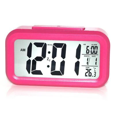 P559 Smart Sensor Nightlight Digital Alarm Clock with Temperature Thermometer Calendar desk & table clocks, Color
P559 Smart Sensor Nightlight Digital Alarm Clock with Temperature Thermometer Calendar desk & table clocks, Color