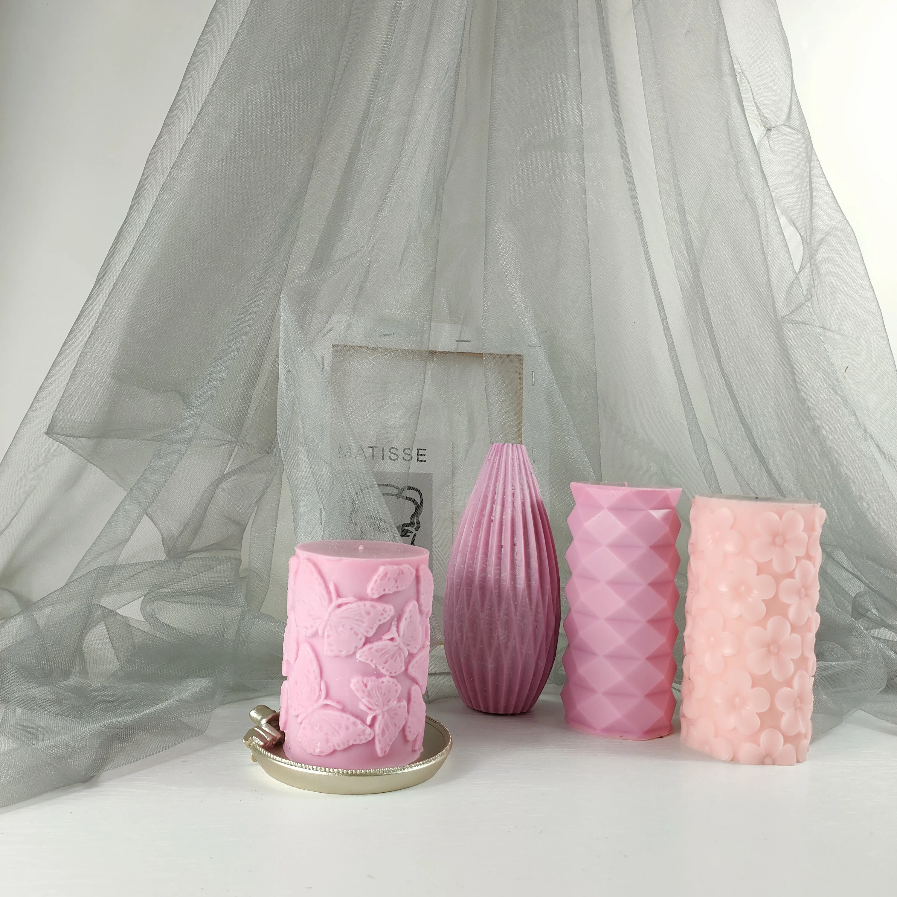 LOVE'N LV785C 3D Carving stereoscopic silicone candle mold Multi Style cylindrical Rubber Candle Mold ins Wind Candle Mold
LOVE'N LV785C 3D Carving stereoscopic silicone candle mold Multi Style cylindrical Rubber Candle Mold ins Wind Candle Mold