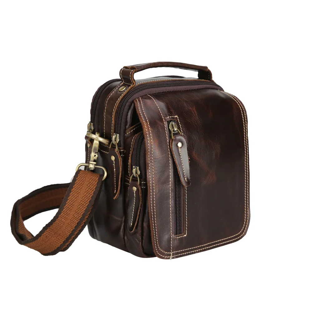 Custom Crazy Horse Shoulder Waist Bag Vintage Leather Crossbody Inclined Shoulder Bag For Man, Brown
Custom Crazy Horse Shoulder Waist Bag Vintage Leather Crossbody Inclined Shoulder Bag For Man, Brown