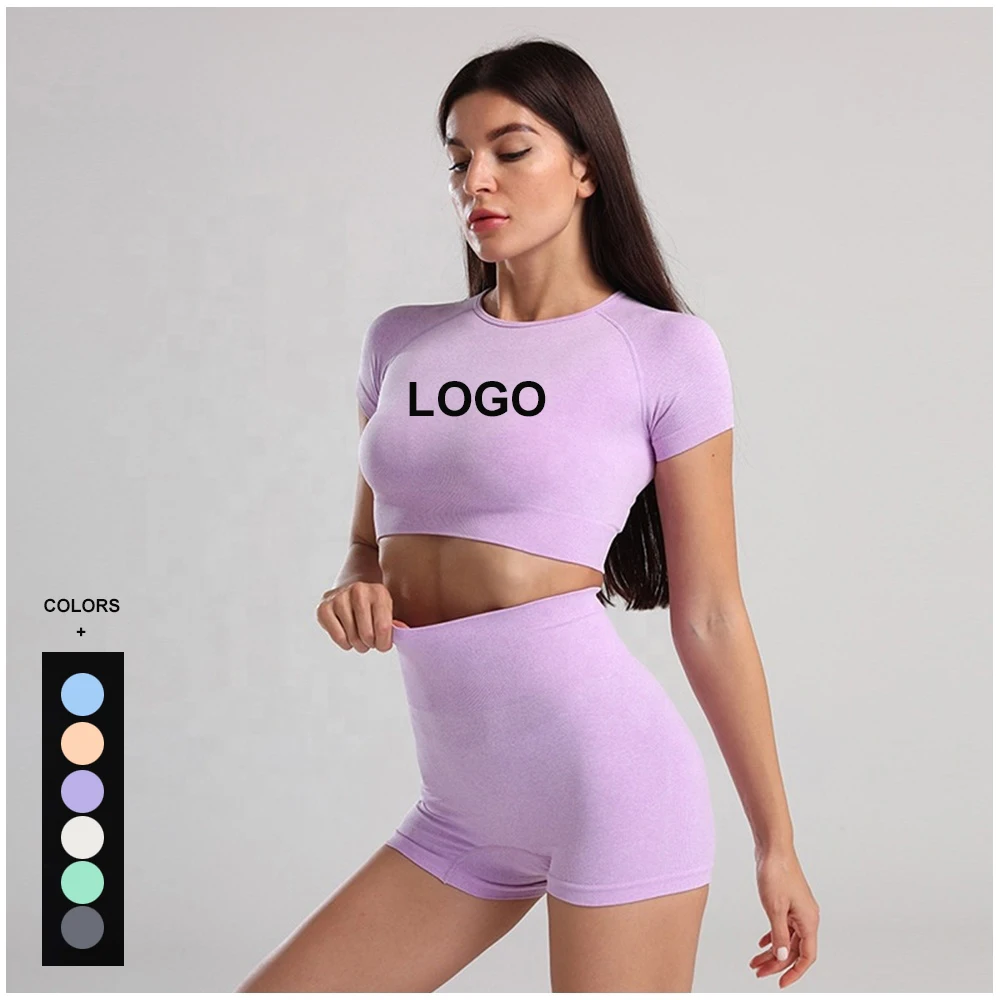 Workout Sets High Stretch Two Piece Yoga Shorts Set for Women Seamless Hot Sexy Booty Shorts Set
Workout Sets High Stretch Two Piece Yoga Shorts Set for Women Seamless Hot Sexy Booty Shorts Set