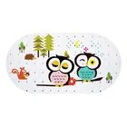 YIDE Custom Different design pvc anti slip mini bath mat non slip bathroom tub safety mat with suction cup