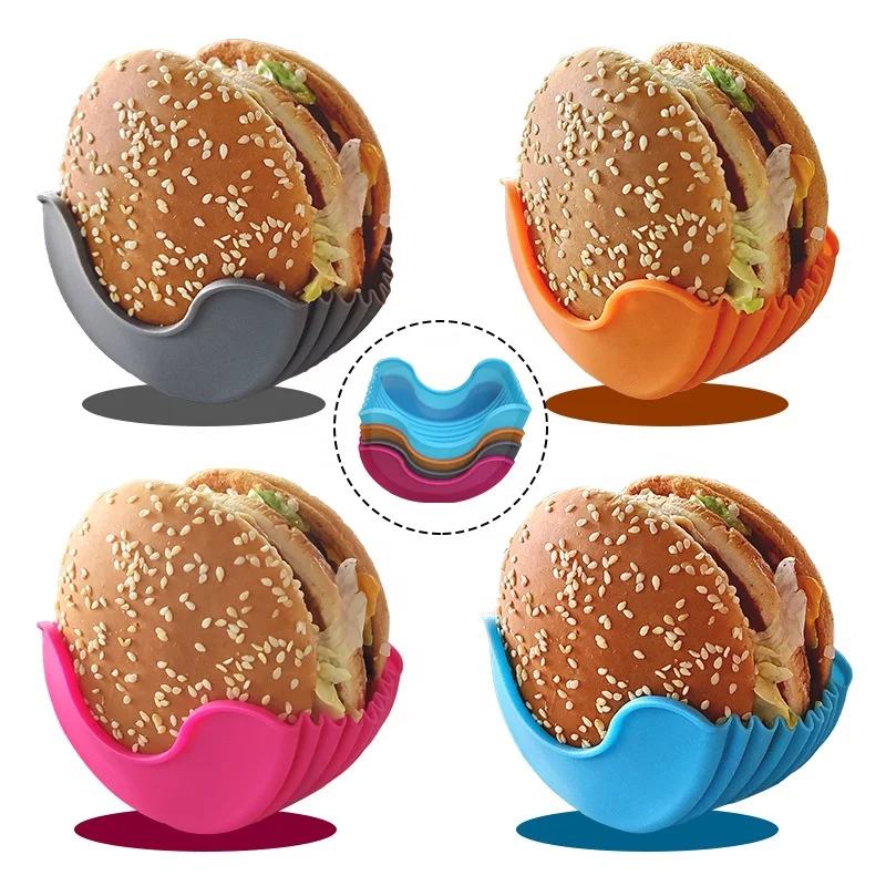 Hygienic Reusable Hamburger Box Silicone Rack Holder Burger Box Expandable Adjustable Burger Holder, Multi color
Hygienic Reusable Hamburger Box Silicone Rack Holder Burger Box Expandable Adjustable Burger Holder, Multi color