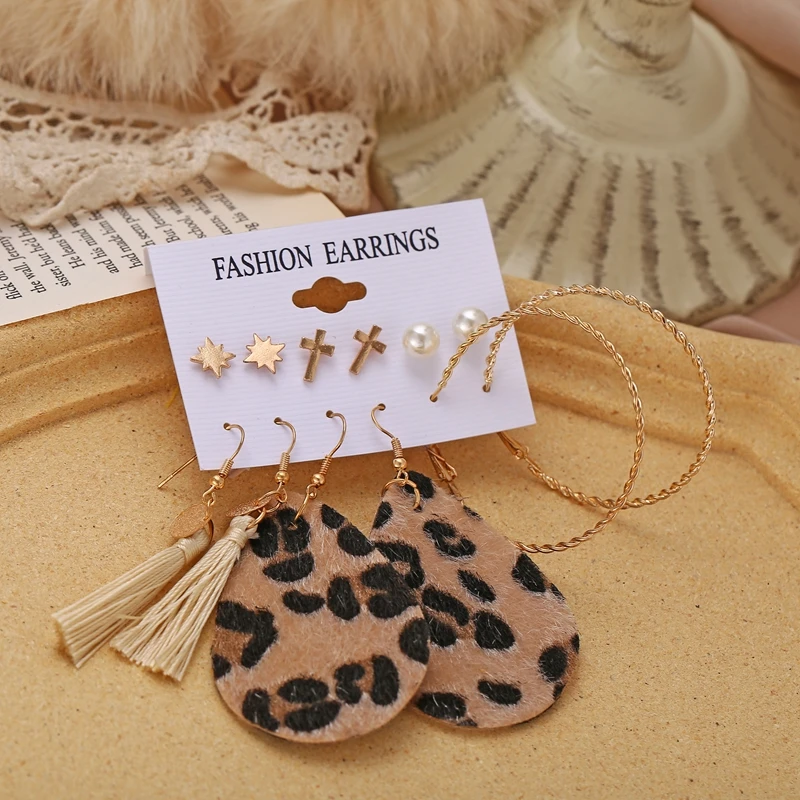 51109 Cheap Wholesale Women Fashion Leopard Spots Jewelry Earrings Set with Card Pack
51109 Cheap Wholesale Women Fashion Leopard Spots Jewelry Earrings Set with Card Pack