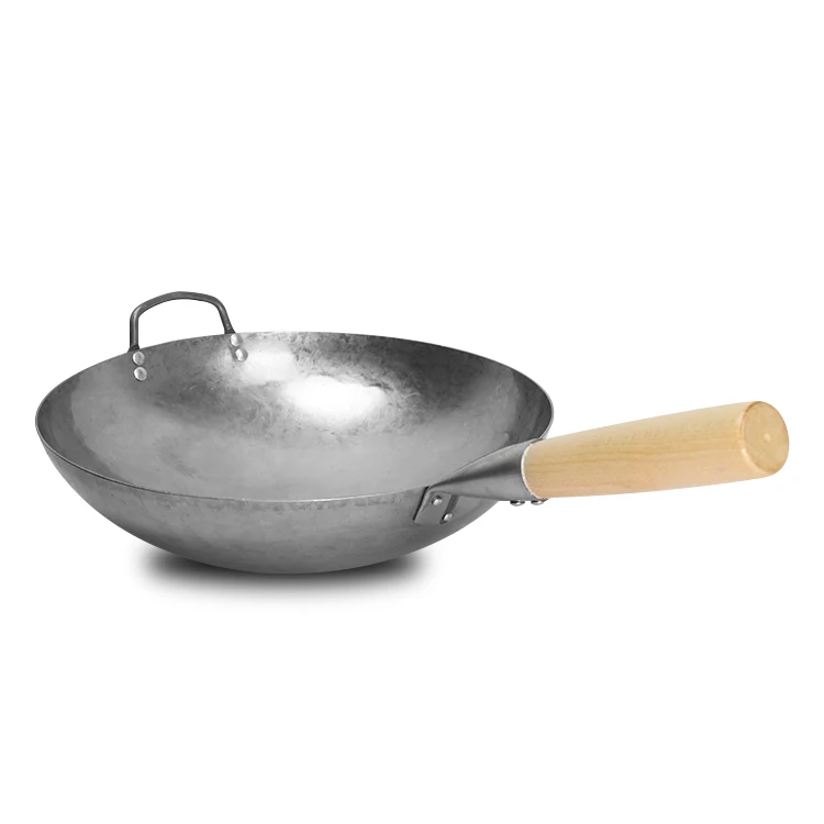 Uncoated Less Oil Fume Woks Not Easy To Stick Kitchen Carbon Steel Handmade Woks Pot Household Manual Single Handle Iron Wok, Silver,blue
Uncoated Less Oil Fume Woks Not Easy To Stick Kitchen Carbon Steel Handmade Woks Pot Household Manual Single Handle Iron Wok, Silver,blue