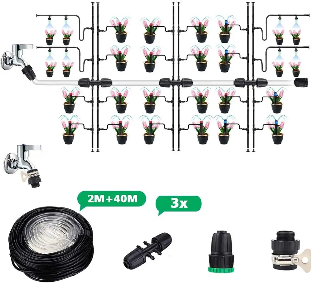 Intelligent Watering Irrigation System irrigation system Garden Set Balcony Water-saving Drip Device, Black
Intelligent Watering Irrigation System irrigation system Garden Set Balcony Water-saving Drip Device, Black