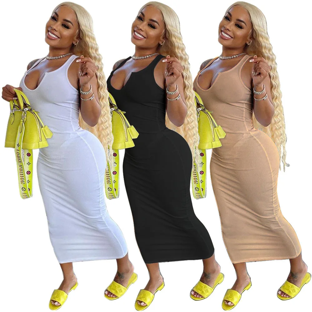 Dress solid sleeveless basic female sleeveless dress sexy plus size dress, Picture color
Dress solid sleeveless basic female sleeveless dress sexy plus size dress, Picture color