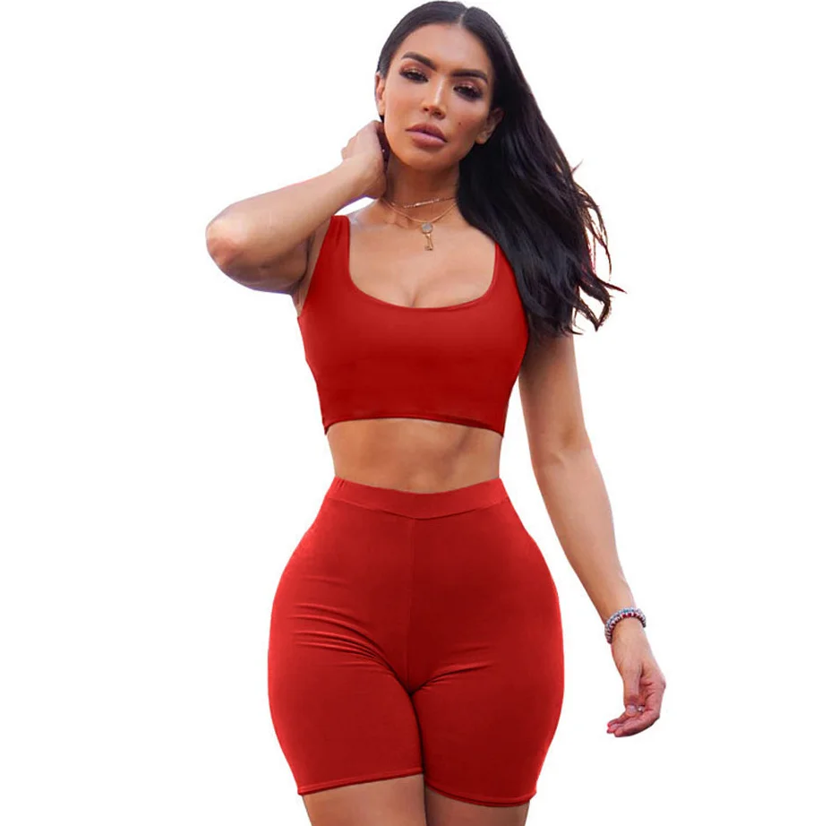 Solid Colors Custom logo Fashion Casual Biker Short Sleeve Shorts set women two piece Summer Outfits 2021, Red,yellow,green,blue,black
Solid Colors Custom logo Fashion Casual Biker Short Sleeve Shorts set women two piece Summer Outfits 2021, Red,yellow,green,blue,black