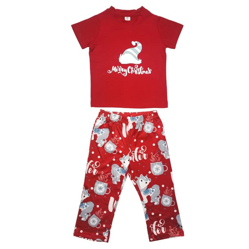 Hot Fashion Short sleeve red Family christmas pajamas Sets Baby one-piece night clothes
Hot Fashion Short sleeve red Family christmas pajamas Sets Baby one-piece night clothes