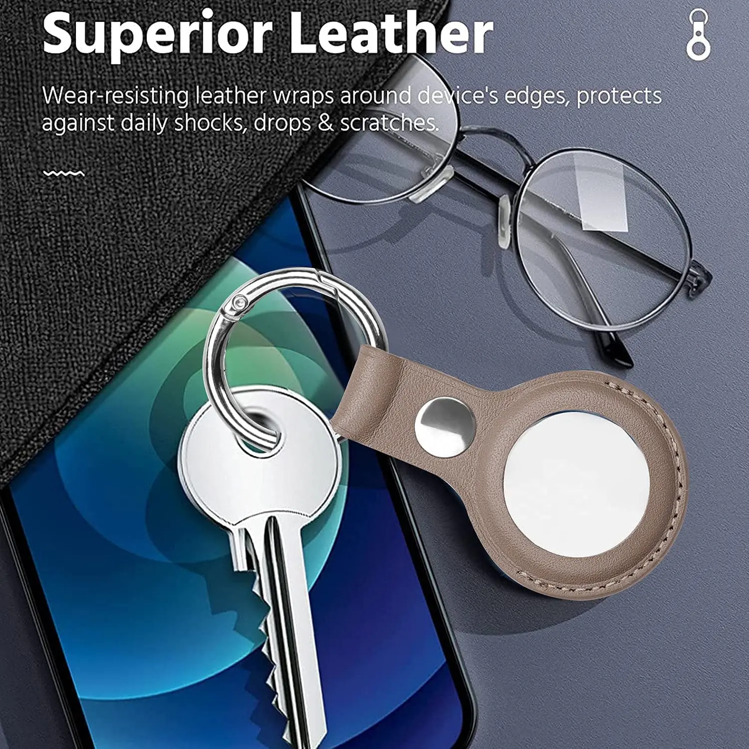 Collar Airtags Genuine 2021 Hot Sales Real Leather Airtag Case With Competitive Price, Black/white/yellow/pink/red/blue/grey/green/brown
Collar Airtags Genuine 2021 Hot Sales Real Leather Airtag Case With Competitive Price, Black/white/yellow/pink/red/blue/grey/green/brown