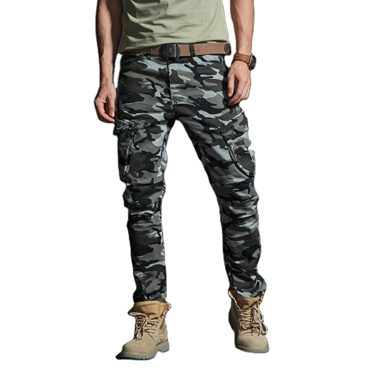 Summer thin camouflage overalls trousers slim fit pants trendy men's casual trousers Tactical cargo pants
Summer thin camouflage overalls trousers slim fit pants trendy men's casual trousers Tactical cargo pants
