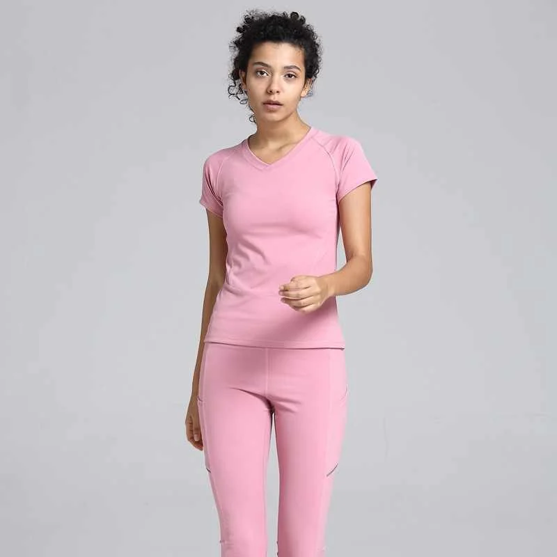 Wholesale Sport Top Yoga Running V Neck Yoga T Shirt Women Quick Dry Mesh Activewear For Woman, Orange/black/pink/green/blue/plum
Wholesale Sport Top Yoga Running V Neck Yoga T Shirt Women Quick Dry Mesh Activewear For Woman, Orange/black/pink/green/blue/plum