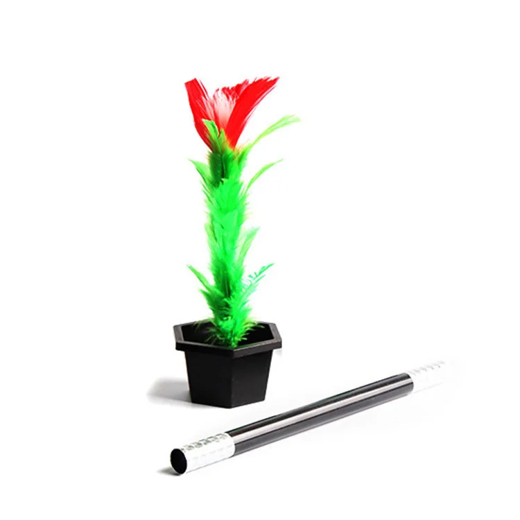 Factory Directly Appearing Flower From Wand In Pot Magic Trick For Kids