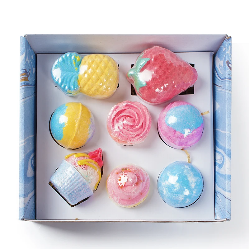 2021 Customized Bath Bomb Gift Set Whitening Cute Cake Fruit Shape Gift Box Bubble Bath Bombs
2021 Customized Bath Bomb Gift Set Whitening Cute Cake Fruit Shape Gift Box Bubble Bath Bombs