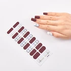Fashion Designs 3D Nail Art Decal Sticker Wave Lines Nail Stickers