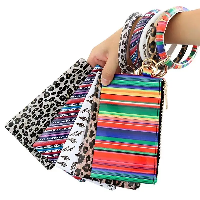 Women Pu Leather Coin Purse Wallet Keyring Bangle Bracelet Keychain Wallet, As shown in the figure/customized
Women Pu Leather Coin Purse Wallet Keyring Bangle Bracelet Keychain Wallet, As shown in the figure/customized
