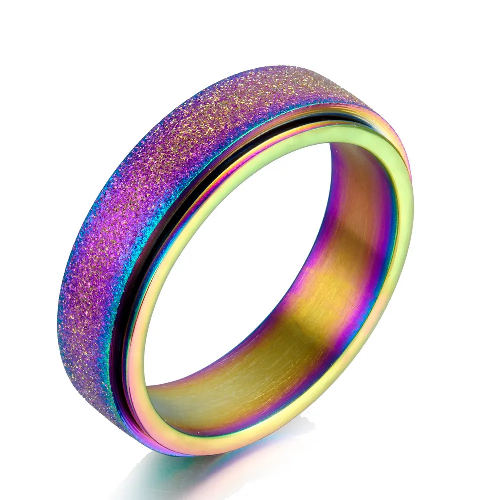Ring for women Ruigang 2021 Rose Gold Titanium Dull Polish Rotatable Colorful Pearl Sand ring Youtube For Women
Ring for women Ruigang 2021 Rose Gold Titanium Dull Polish Rotatable Colorful Pearl Sand ring Youtube For Women