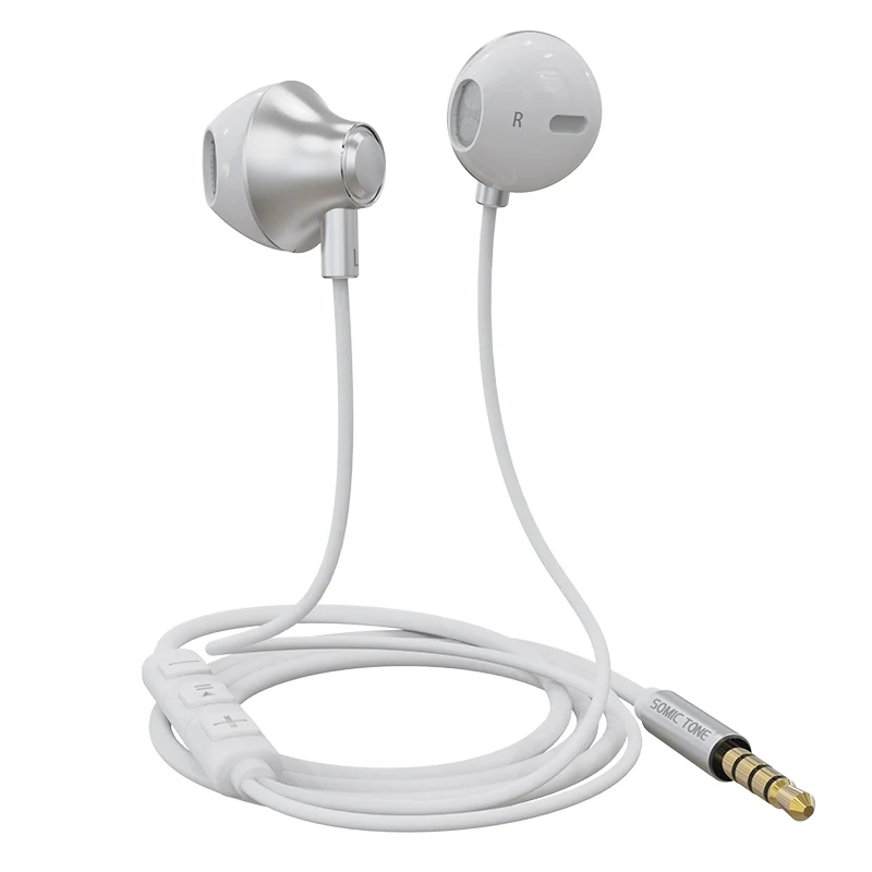 Wired Earbuds with Microphone Ergonomic Comfort-Fit in Ear Headphones for Cell Phones Earphones with Bass Clear Sound 3.5mm Plug, Black, gray, silver, brown or customized
Wired Earbuds with Microphone Ergonomic Comfort-Fit in Ear Headphones for Cell Phones Earphones with Bass Clear Sound 3.5mm Plug, Black, gray, silver, brown or customized