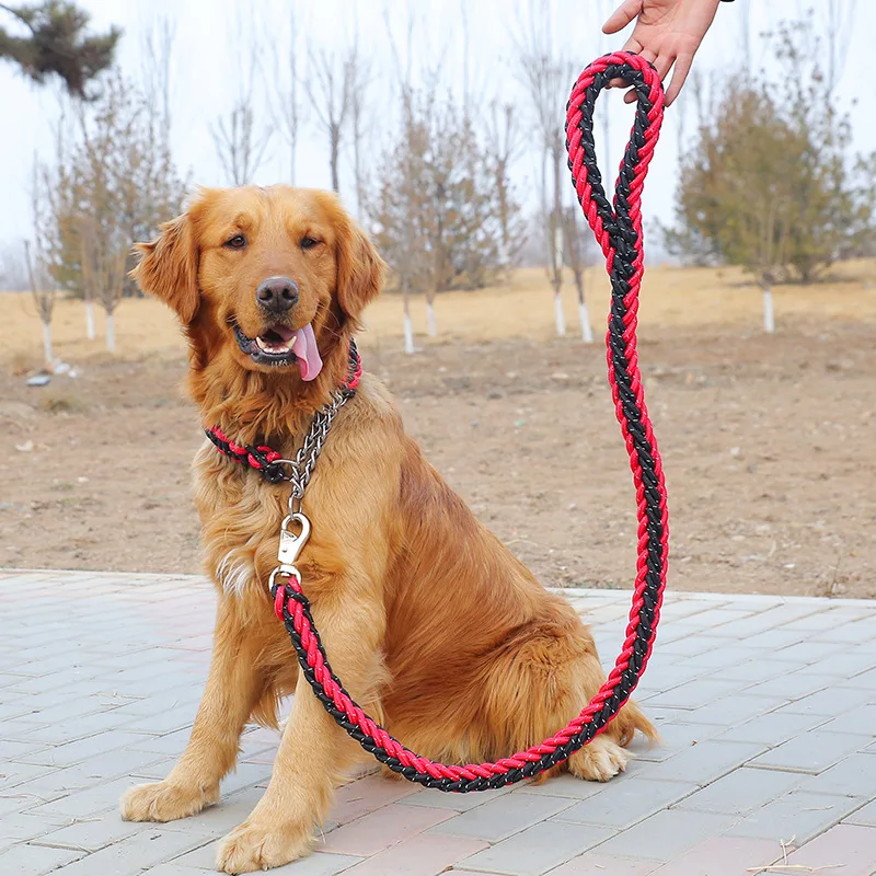 Wholesale Reflective Durable Adjustable Nylon Pet collar and leash Woven Medium Large dog leash collar set, Multi-colors
Wholesale Reflective Durable Adjustable Nylon Pet collar and leash Woven Medium Large dog leash collar set, Multi-colors