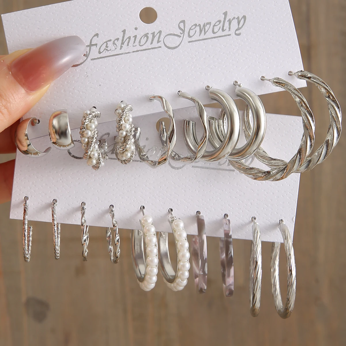 Fashion Checkered Earrings Set for Women Alloy Silver Butterfly Geometric Hoop Earrings Personality Jewelry Accessories Gifts
Fashion Checkered Earrings Set for Women Alloy Silver Butterfly Geometric Hoop Earrings Personality Jewelry Accessories Gifts