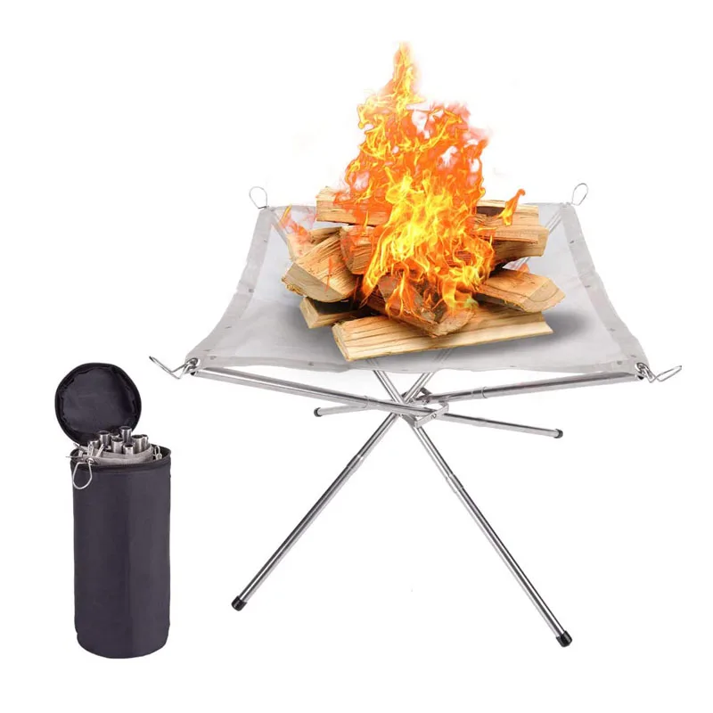 Portable Outdoor Campfire Stand 2022 New Upgrade Camping Fire Pit Foldable Mesh Fire Pits Fireplace for Camping Outdoor Patio
Portable Outdoor Campfire Stand 2022 New Upgrade Camping Fire Pit Foldable Mesh Fire Pits Fireplace for Camping Outdoor Patio