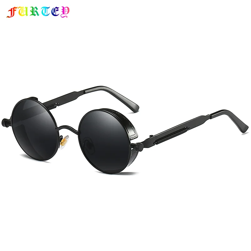 886 Punk goth fashion sun glasses for men women double girder popular retro round frame polarized sunglasses, Picture colors
886 Punk goth fashion sun glasses for men women double girder popular retro round frame polarized sunglasses, Picture colors