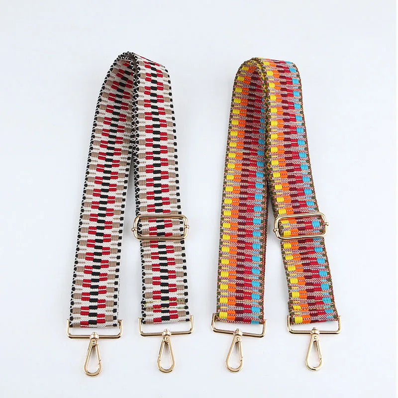 Custom Bag Cotton Strap Woven Webbing Detachable Cross body Belt Shoulder Ethnic Bag Parts Accessories Straps for Bags, Red, yellow, green
Custom Bag Cotton Strap Woven Webbing Detachable Cross body Belt Shoulder Ethnic Bag Parts Accessories Straps for Bags, Red, yellow, green