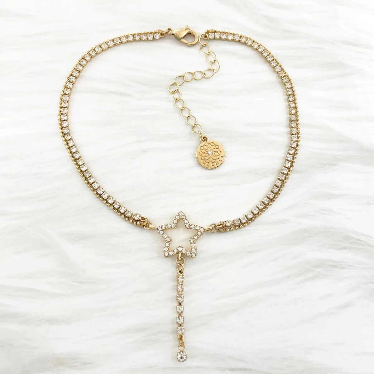 Simple Star Feet Chain Advanced Fashion Star Pendant Gem Tassel Chain Feet Decoration Ankle for Women
Simple Star Feet Chain Advanced Fashion Star Pendant Gem Tassel Chain Feet Decoration Ankle for Women