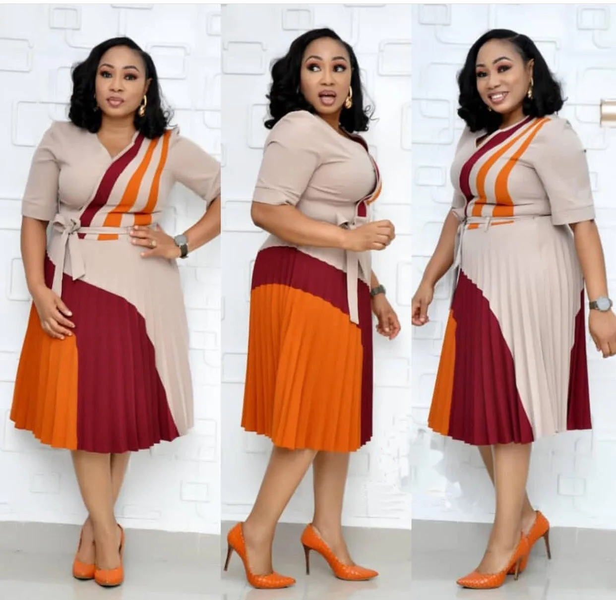 Fashion Women Clothing African Turkey Clothes V Neck Short Dress Casual Office Party Pleated Dresses, Wine,nude,perple,navy,black
Fashion Women Clothing African Turkey Clothes V Neck Short Dress Casual Office Party Pleated Dresses, Wine,nude,perple,navy,black