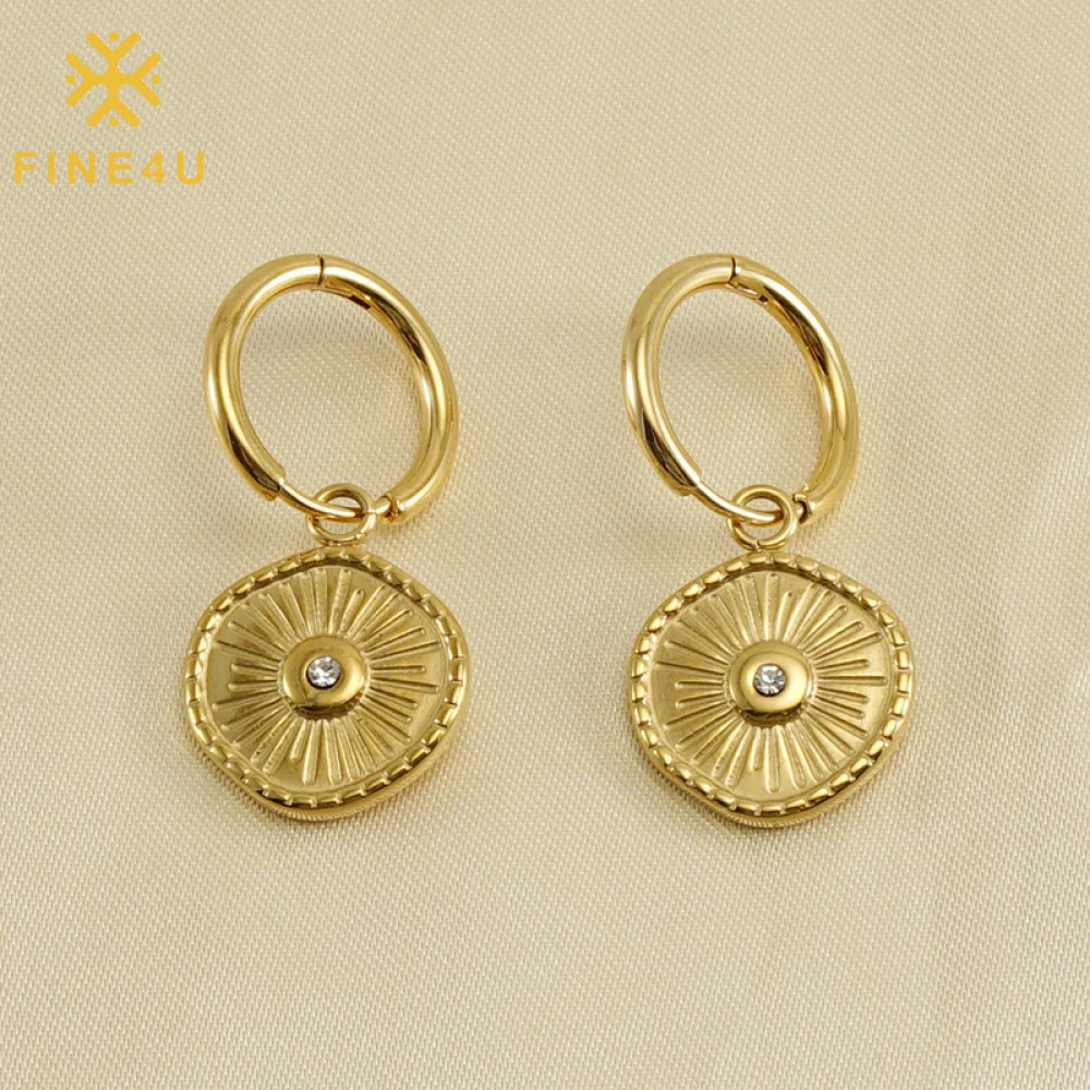 Wholesale Fashion 2023 Women Jewelry Stainless Steel 18K Gold Plated Compass Drop Vintage Earrings
Wholesale Fashion 2023 Women Jewelry Stainless Steel 18K Gold Plated Compass Drop Vintage Earrings
