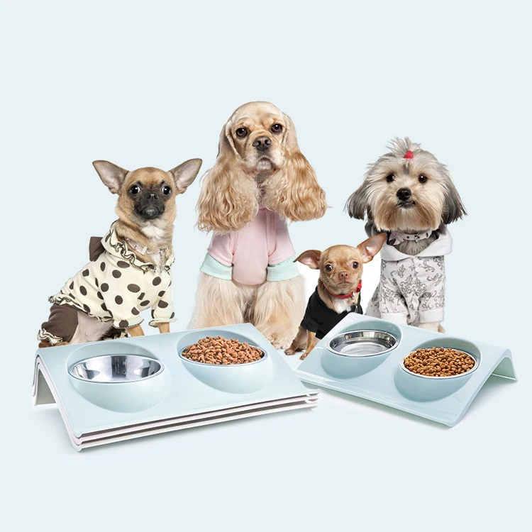 Pet Cat Dog Bowl Elevated Double Stainless Steel Splash Proof Pet Feeders Dog Food Bowl Cat Dog Bowl, Blue/pink/green
Pet Cat Dog Bowl Elevated Double Stainless Steel Splash Proof Pet Feeders Dog Food Bowl Cat Dog Bowl, Blue/pink/green