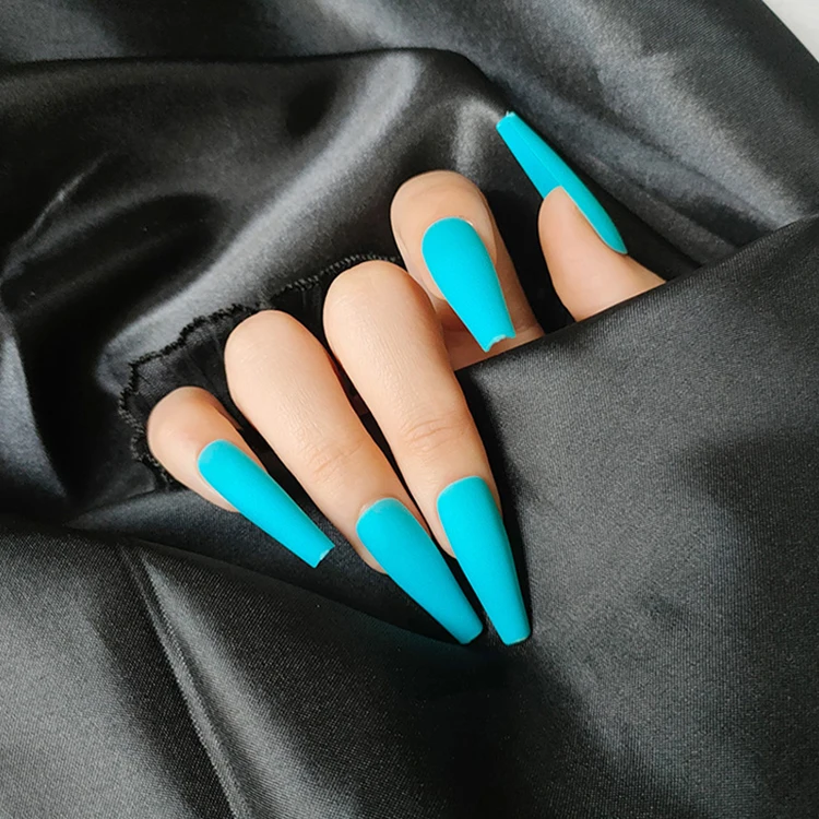 Custom Long Matte Coffin False Designs Fake Nails Set Wholesale Pre Designed Luxury Press on Nails with Custom Box Packaging, 20 color
Custom Long Matte Coffin False Designs Fake Nails Set Wholesale Pre Designed Luxury Press on Nails with Custom Box Packaging, 20 color
