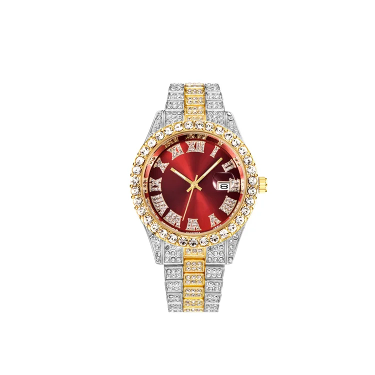 Top Quality Luxury Colorful Diamond Gold Watches high quality All Stainless Steel Watch
Top Quality Luxury Colorful Diamond Gold Watches high quality All Stainless Steel Watch