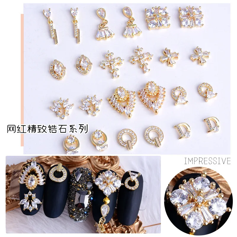 Wholesale Luxury Copper Cubic Zircon Pearl 3D Nail Art Star Nail decorated Cross Initial Beauty Nail Sticker Fashion Accessories
Wholesale Luxury Copper Cubic Zircon Pearl 3D Nail Art Star Nail decorated Cross Initial Beauty Nail Sticker Fashion Accessories