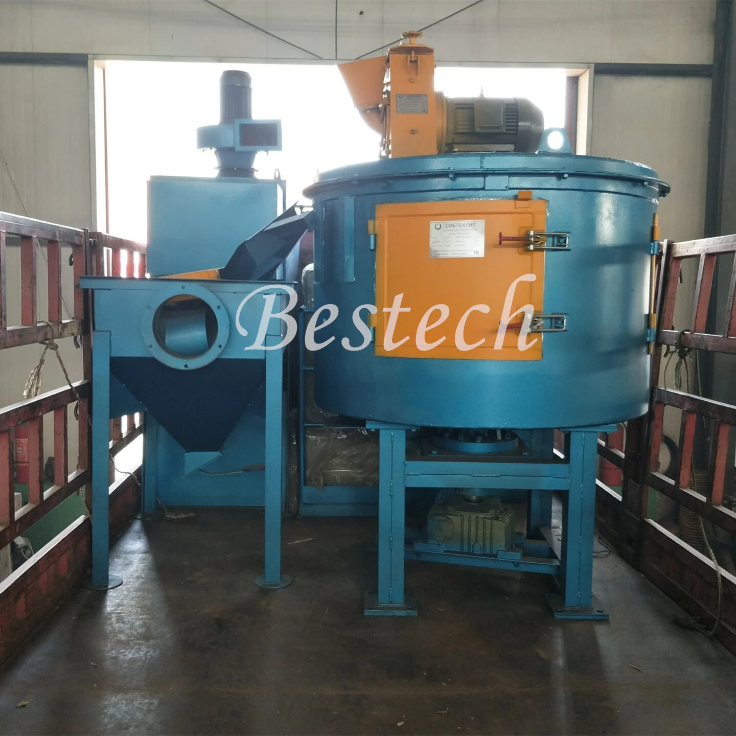 Truck Wheels Rotary Trolley Bogie Shot Blasting Machine Manufacturer