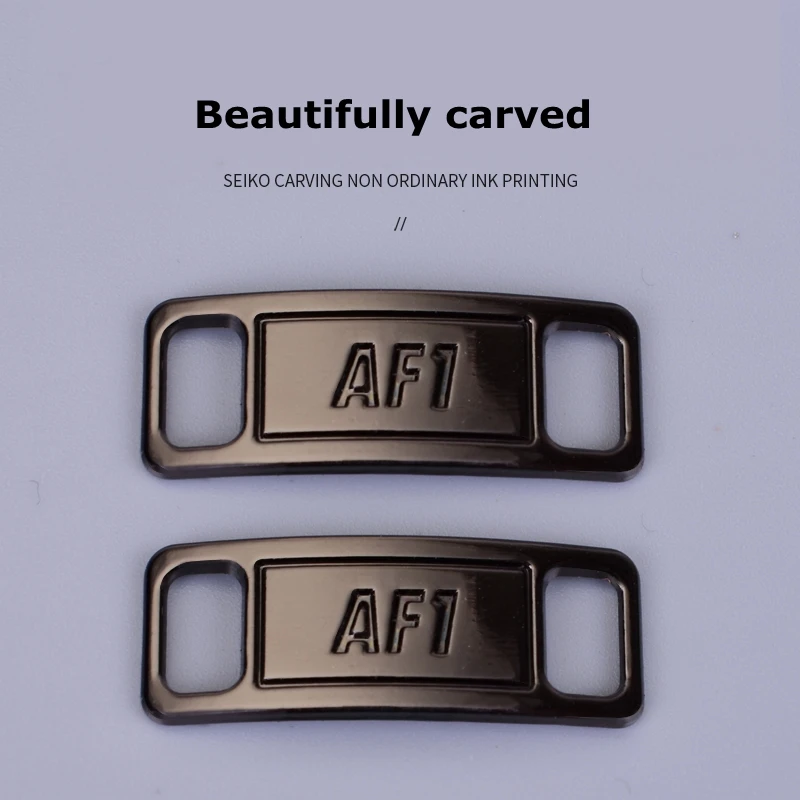 2pcs/pair AF1 Shoelaces buckle Shoelace Buckle Metal Shoelaces Accessories Metal Lace Lock DIY Sneaker Kits Metal Lace Buckle
2pcs/pair AF1 Shoelaces buckle Shoelace Buckle Metal Shoelaces Accessories Metal Lace Lock DIY Sneaker Kits Metal Lace Buckle