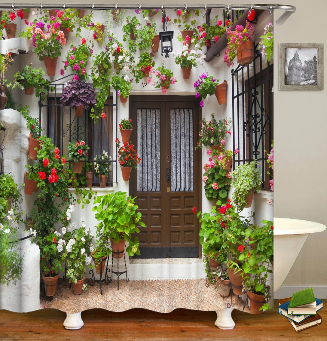Drop shipping, wholesale plant flower shower curtain set, customizable flower pattern shower curtain/, Customized color
Drop shipping, wholesale plant flower shower curtain set, customizable flower pattern shower curtain/, Customized color