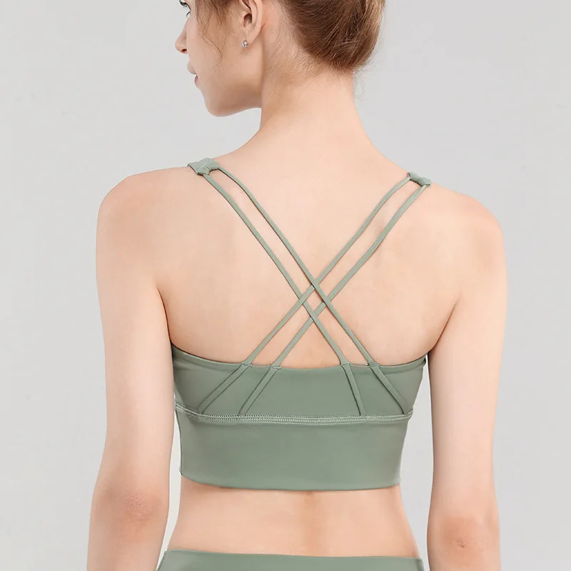 custom strappy halter plus size cotton adjustable cross back 2021 sports bra high impact, You can mix different colors
custom strappy halter plus size cotton adjustable cross back 2021 sports bra high impact, You can mix different colors